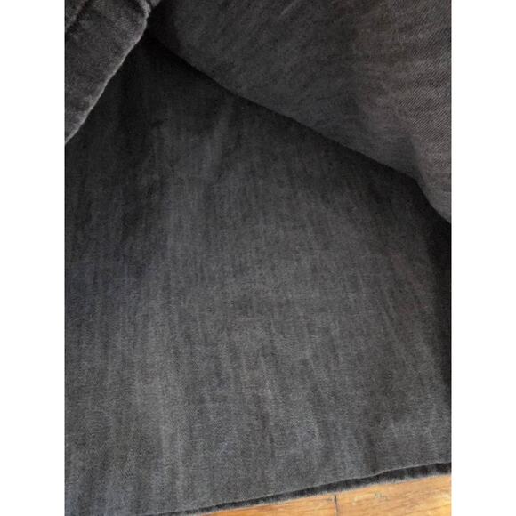 Madewell Shirt Women's Lunar Wash Denim Rolled Sleeve Button Up S Black A001495 - Picture 7 of 7